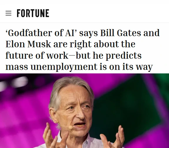 Fortune AI godfather headline