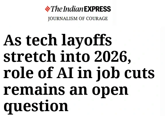 Indian Express 2026 tech layoffs