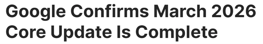 News headline