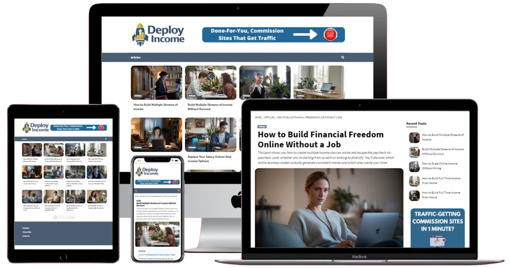 Traffic Tap Site Builder